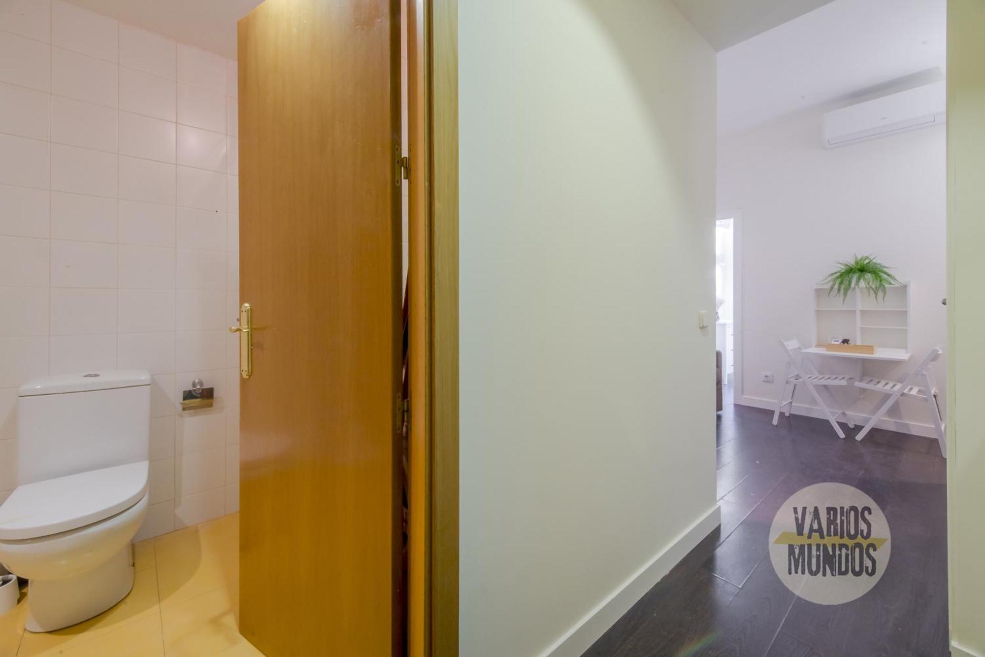 Confortable Apt Para 3 Pax A 1 Min De Gran Via Madrid Extérieur photo