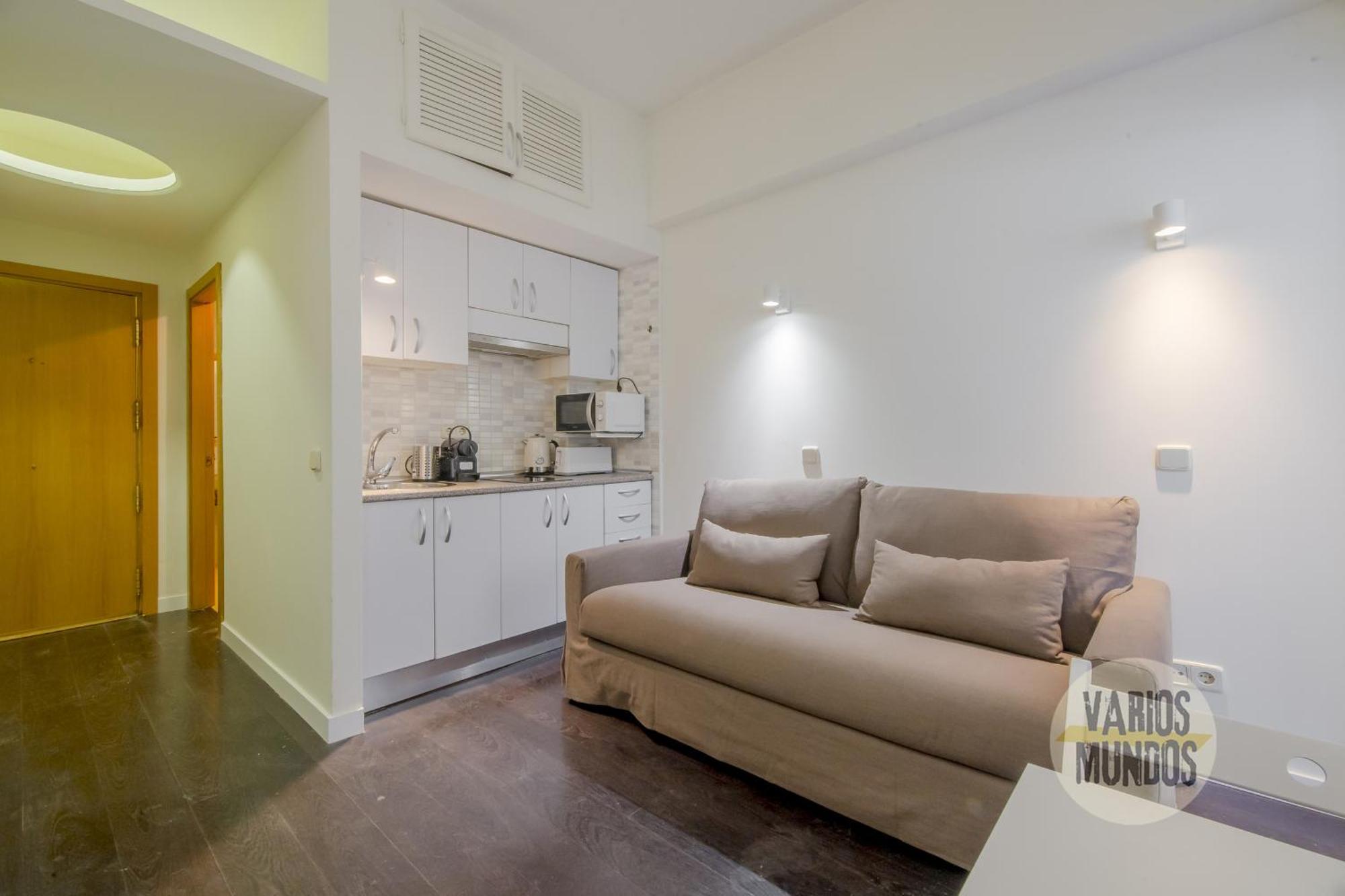 Confortable Apt Para 3 Pax A 1 Min De Gran Via Madrid Extérieur photo