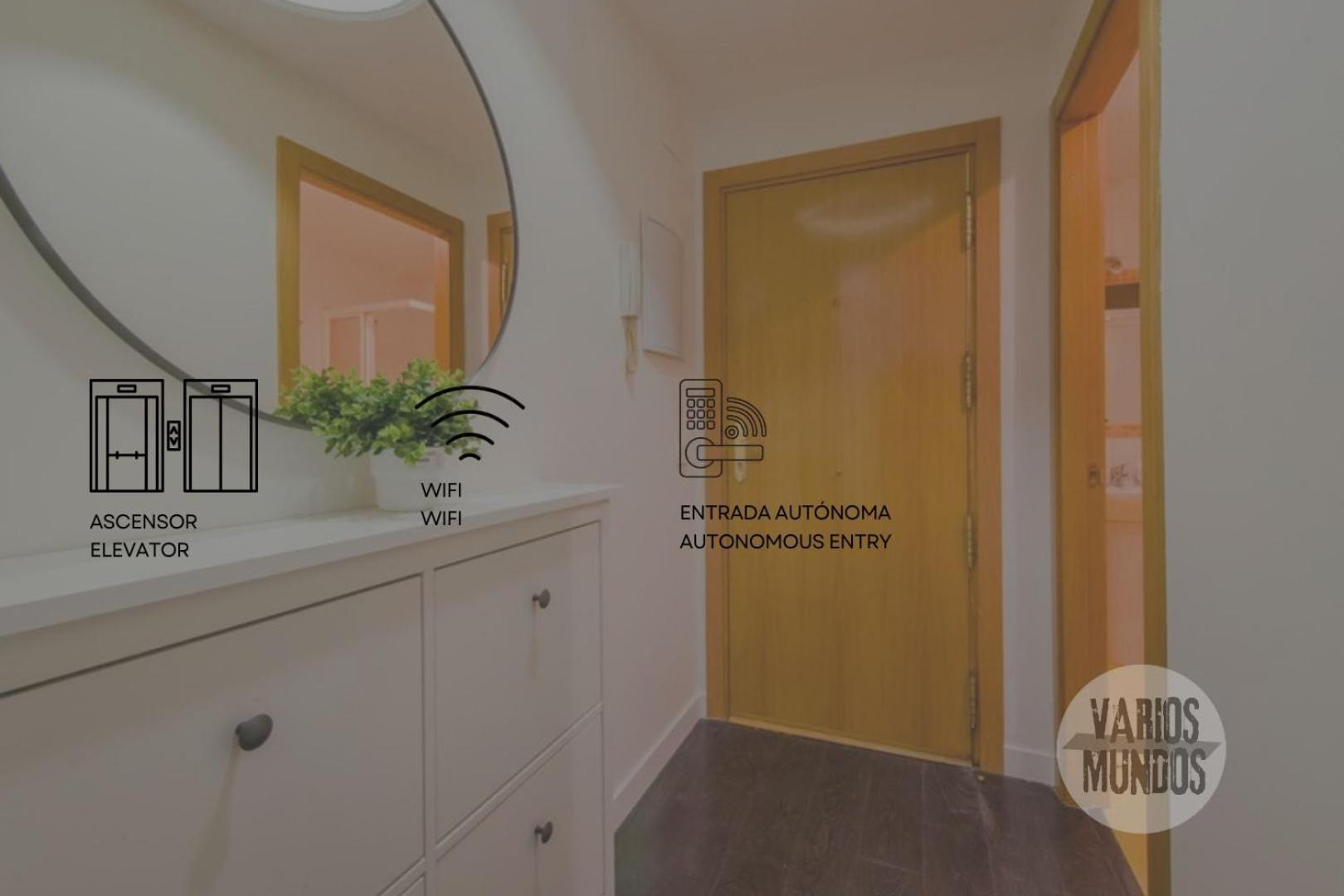 Confortable Apt Para 3 Pax A 1 Min De Gran Via Madrid Extérieur photo